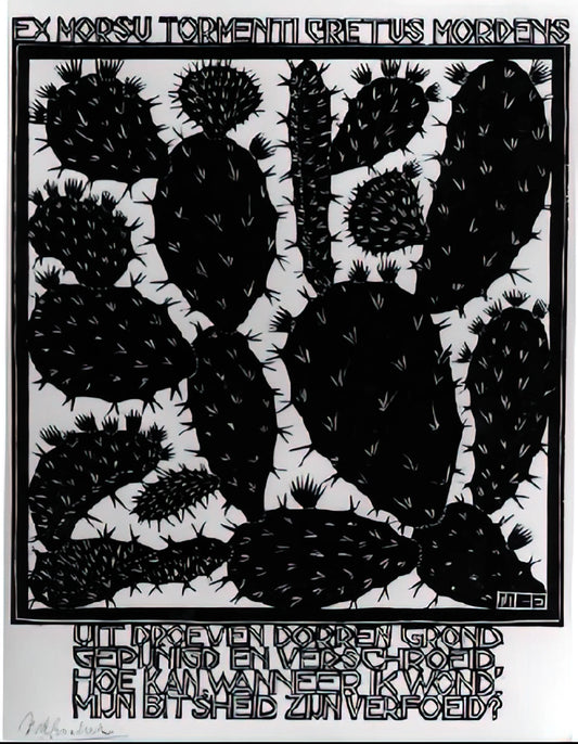 Maurits Cornelis Escher Day and Night: The Master of Visual Paradox - EMBLEMATA CACTUS by MC Escher