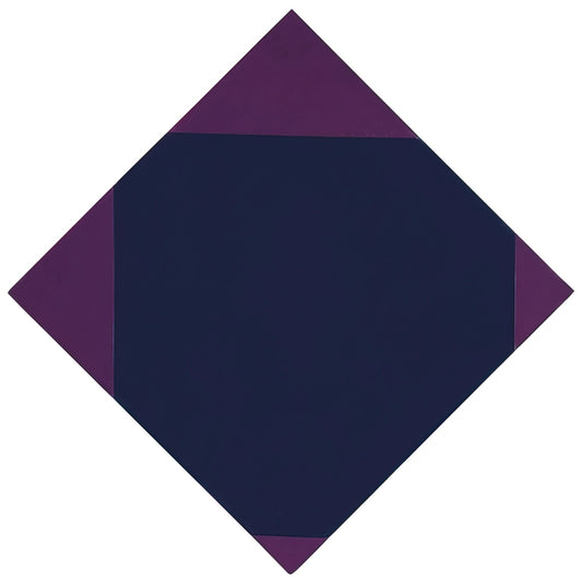 Max Bill Kleine Automatic 34mm: The Confluence of Art, Design, and Horology - Blau-violettes horizontal-vertikal-quadrat - 1968 by Max Bill