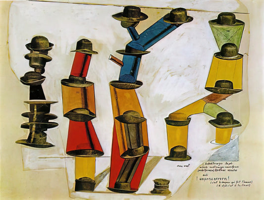 Max Ernst Madonna: Decoding the Surrealist's Subversive Iconography - The hat makes the man by Max Ernst