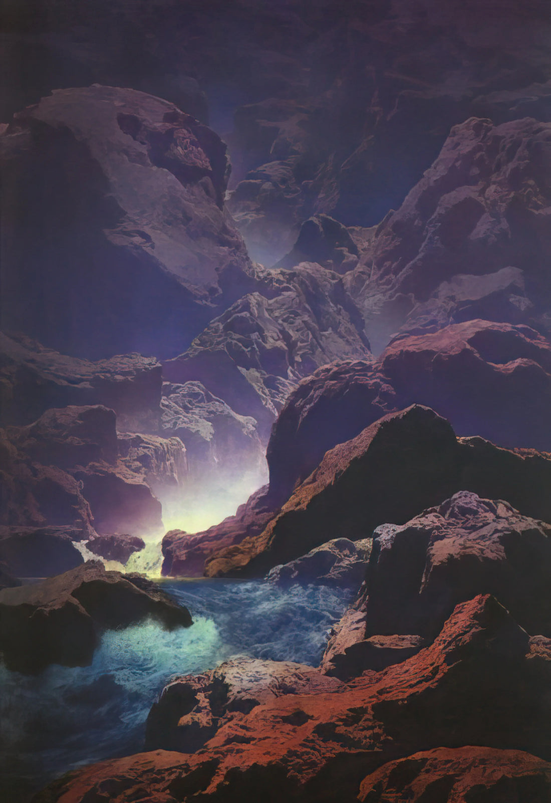 Maxfield Parrish Dragon: The Mythical Symbolism in an American Master's Work - Moonlight by Maxfield Parrish