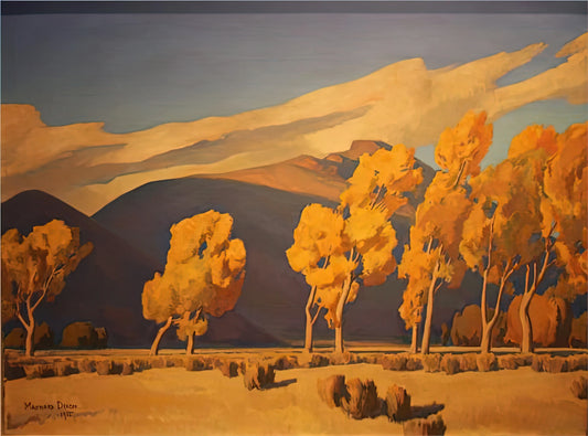 Maynard Dixon Reproduction: Preserving the Spirit of the American West Through Museum-Quality Prints - NOVEMBER IN NEVADA 1935 by Maynard Dixon