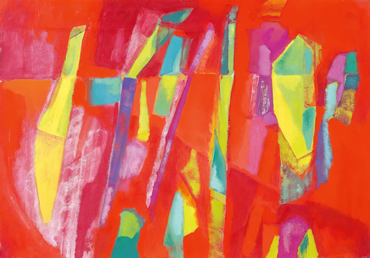 Menez Reproductions: Preserving the Lyrical Abstraction of a Portuguese Master - Sem título - 1954 by Menez