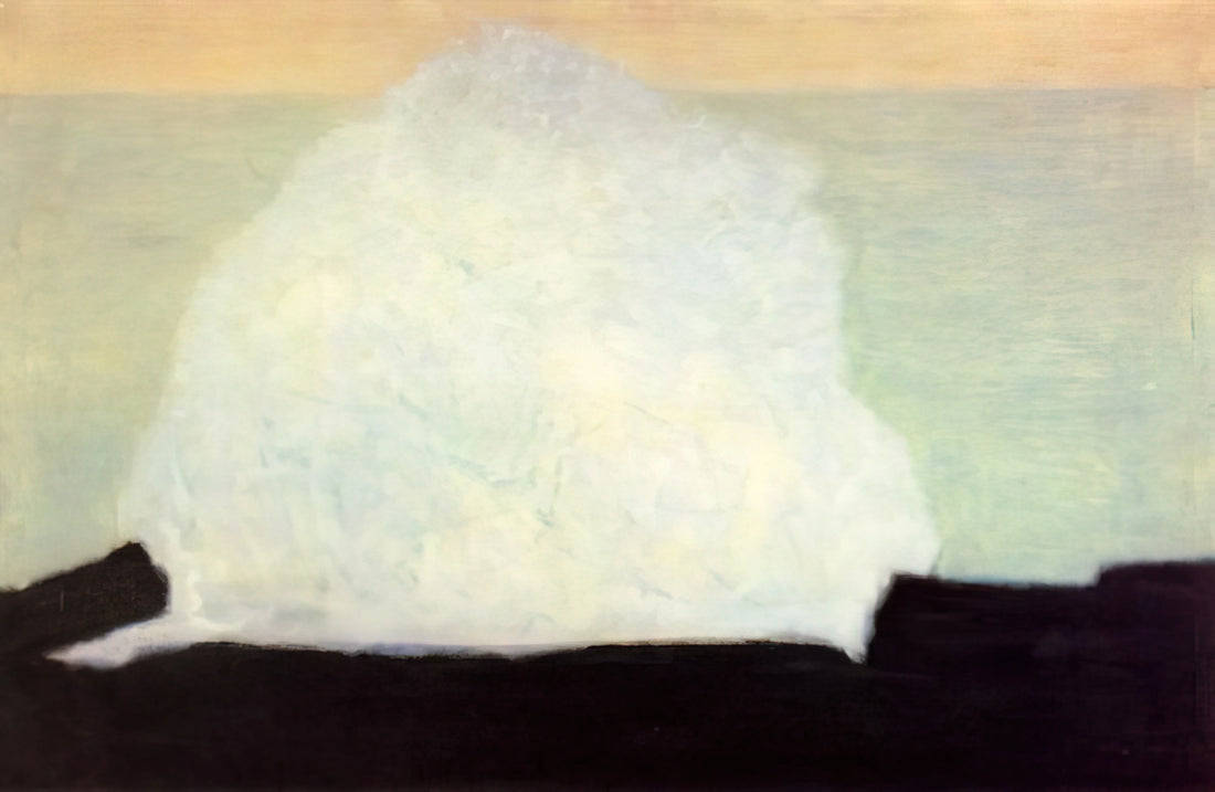 Milton Avery Paintings Value: A Collector's Guide to Market Trends and Investment Potential - White Wave - 1954 by Milton Avery