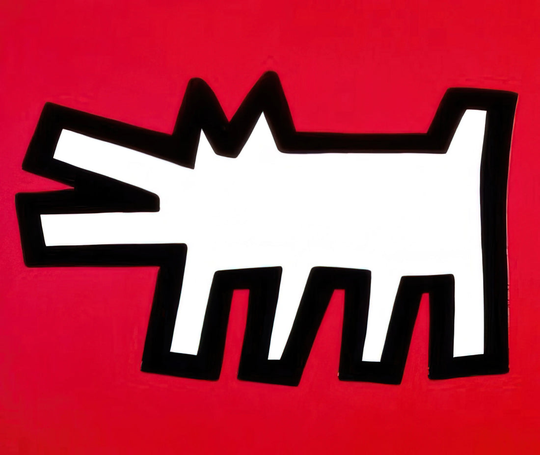 MoMA Keith Haring: The Museum's Enduring Celebration of a Pop Art Icon - BARKING DOG 1990 by Keith Haring
