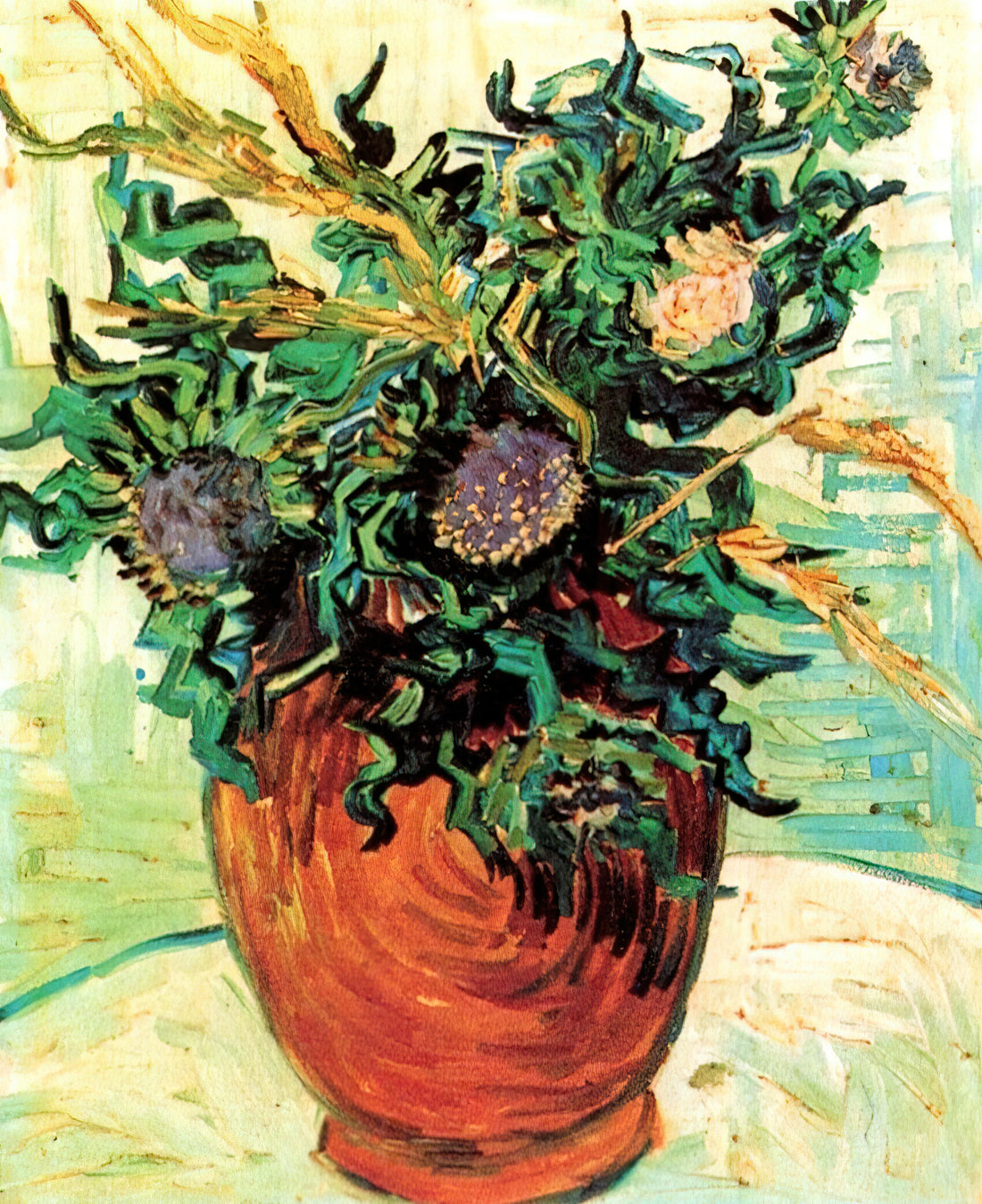 MoMA's Vincent van Gogh Collection: A Curated Guide to the Artist's Masterpieces - Still Life with Thistles by Vincent van Gogh