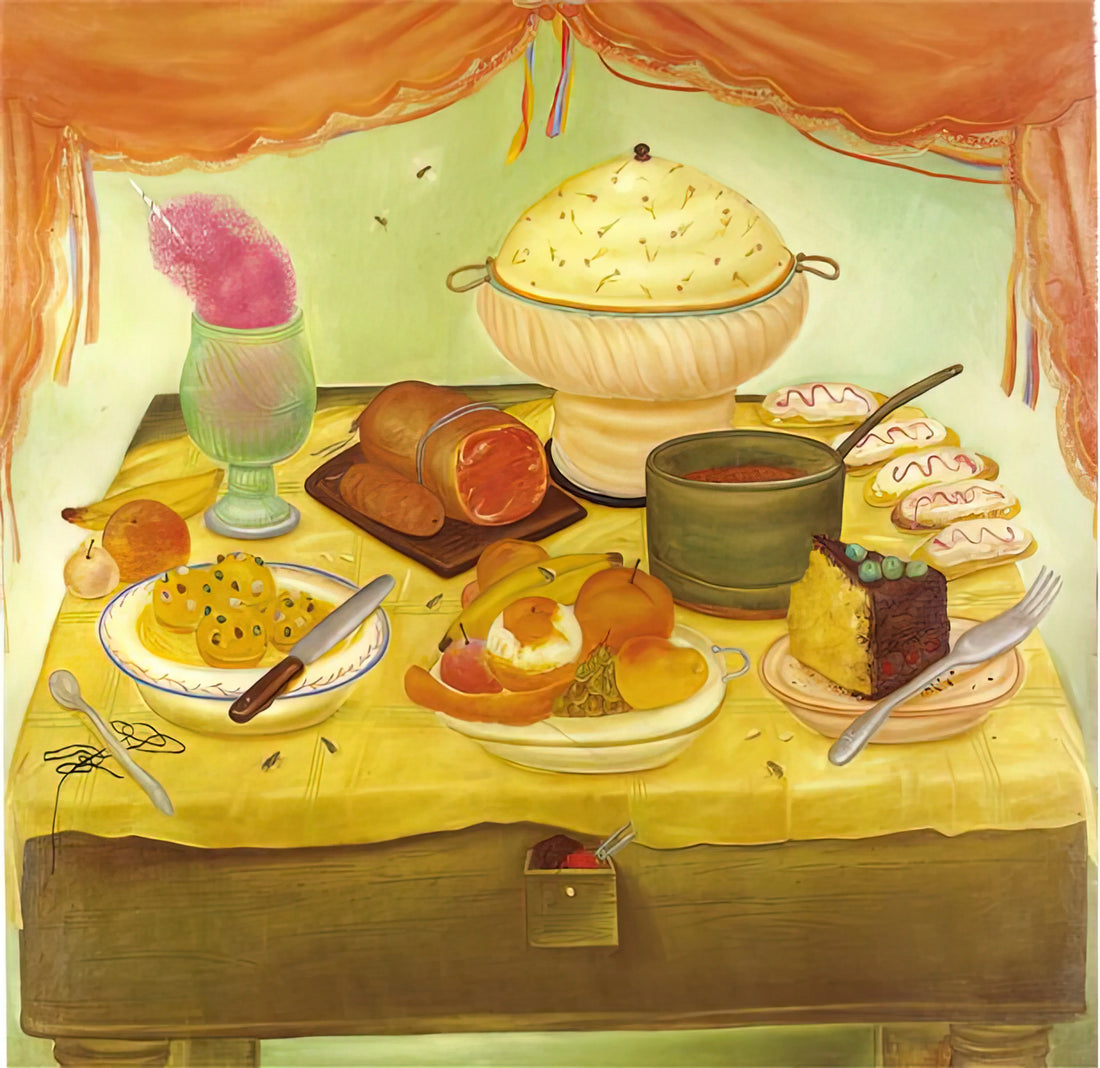 Mona Lisa Botero Poster: A Playful Reinterpretation of an Iconic Masterpiece - STILL LIFE by Fernando Botero