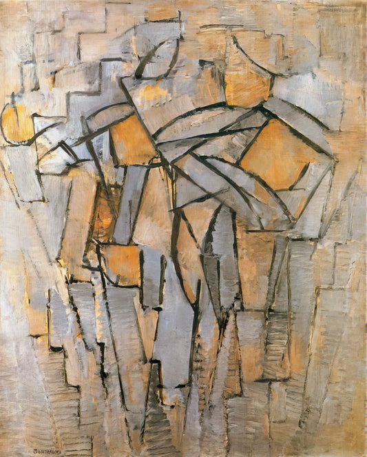 Mondrian Posters & Prints: A Guide to Collecting and Displaying Neoplastic Masterpieces - Composición en Gris – Azul by Piet Mondrian
