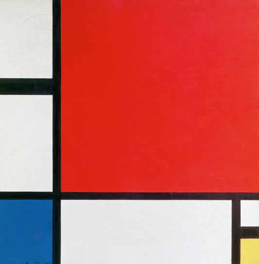 Mondrian Prints for Sale: A Guide to Acquiring Iconic Modernist Art - Composition with Red, Blue and Yellow by Piet Mondrian