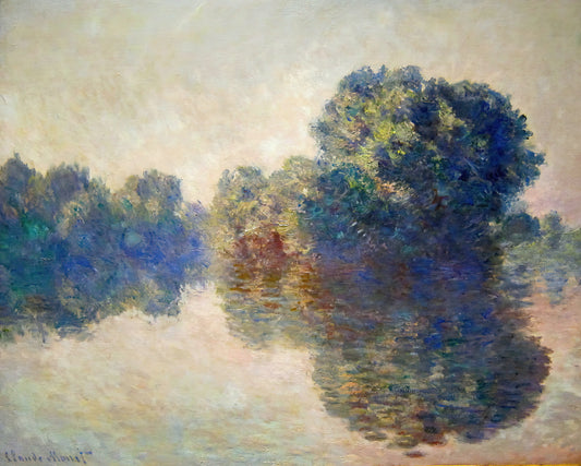Monet 1872: The Pivotal Year That Defined Impressionism's Visual Language - The Seine near Giverny by claude monet