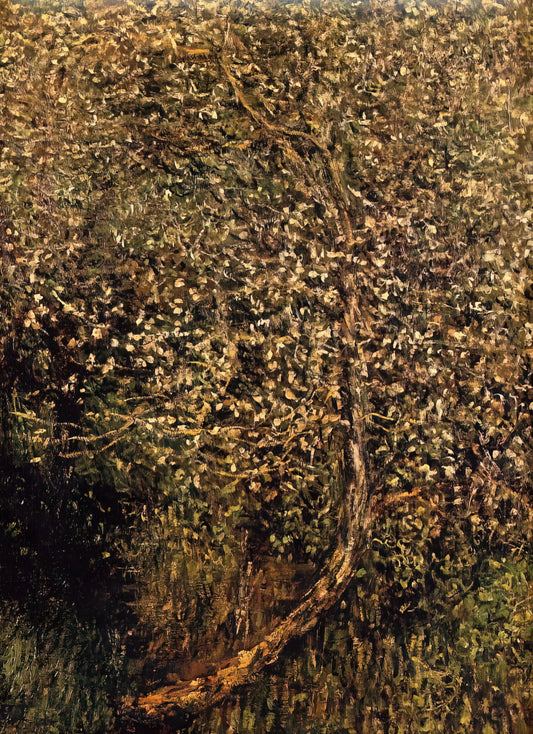 Monet Canvas Replicas: Bringing Impressionist Mastery to Your Home - Apple Trees in Blossom by the Water by claude monet