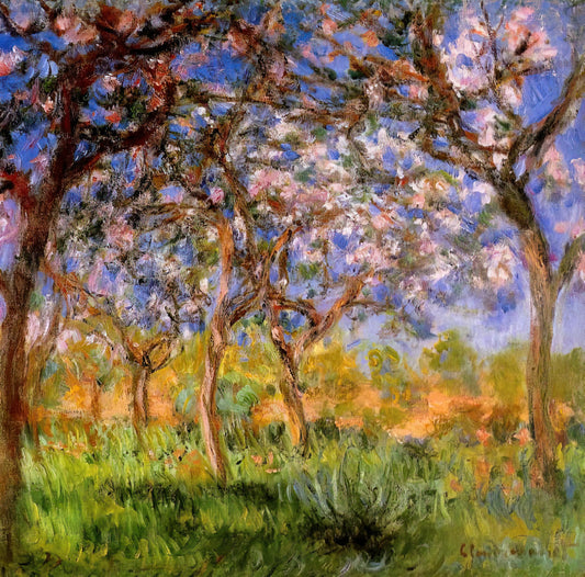 Monet Japanese Prints: The Profound Influence of Ukiyo-e on Impressionism - Giverny in Springtime by claude monet