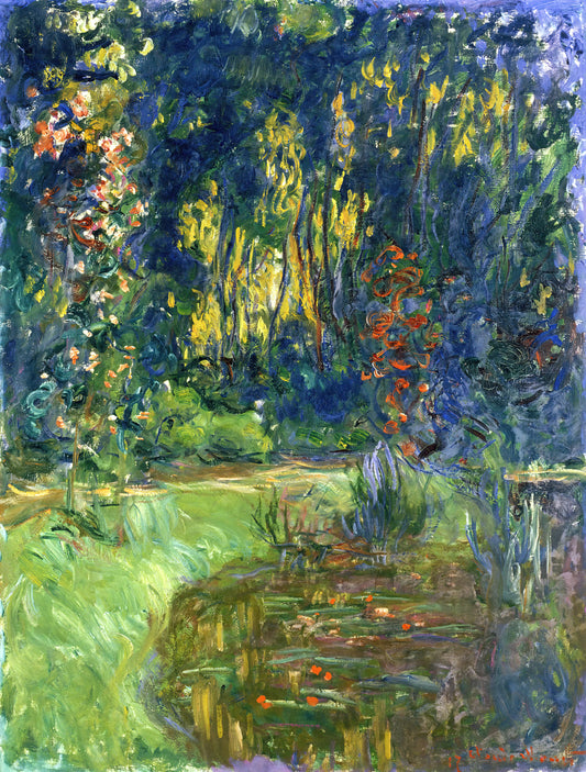 Monet Paintings at the Louvre: A Curated Guide to the Impressionist Masterpieces - Water Lily Pond at Giverny by claude monet