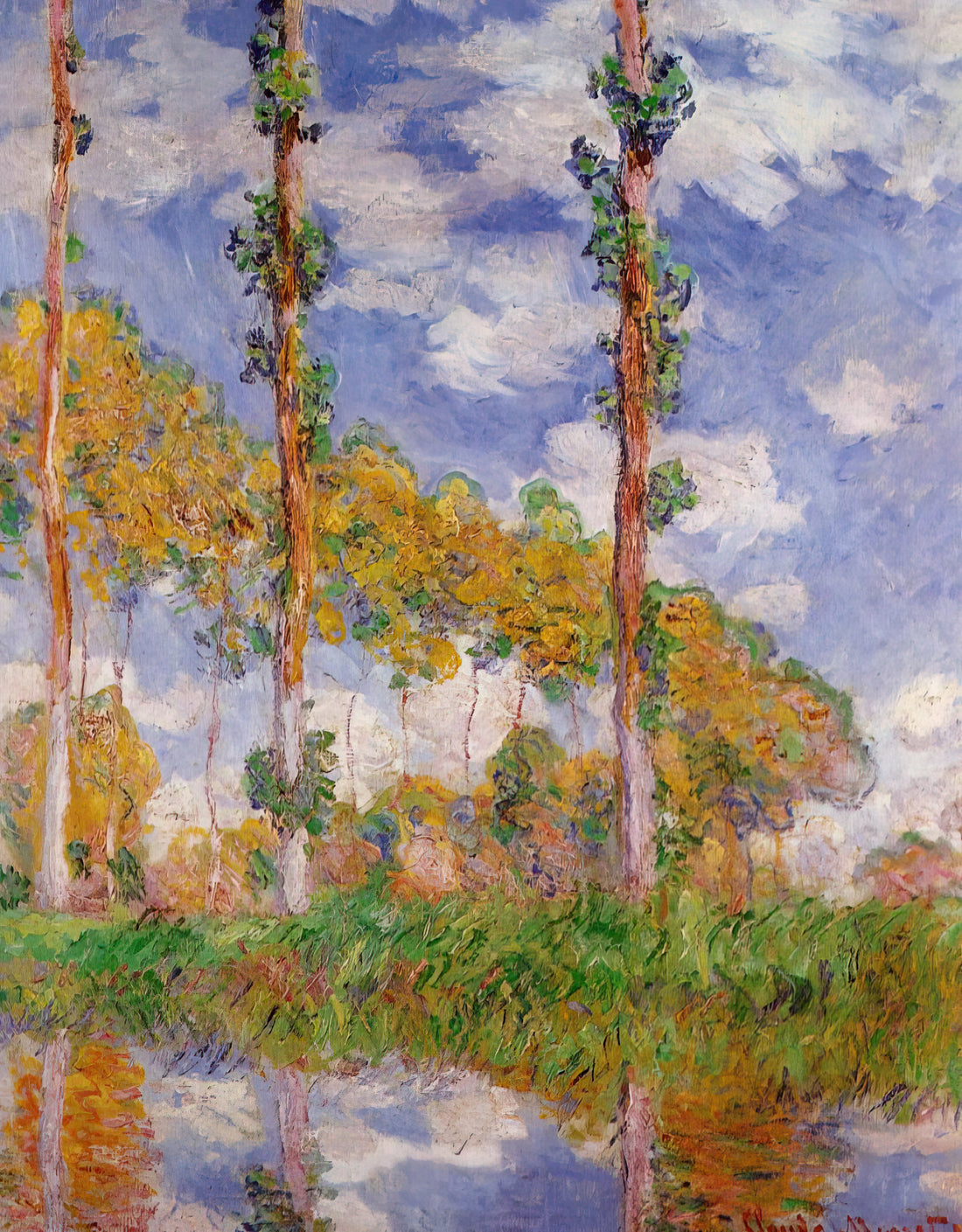 Monet Replica Painting: Expert Guide to Authentic Reproduction & Collector Insights - Three Trees in Summer by claude monet