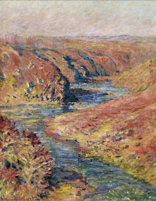 Monet Replica Painting: Understanding Quality Reproductions of Impressionist Masterpieces - The Valley of Creuse at Fresselines by claude monet