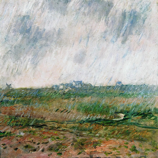 Monet Type of Art: A Deep Dive into Impressionism's Revolutionary Vision - Rain in Belle-Ile by claude monet