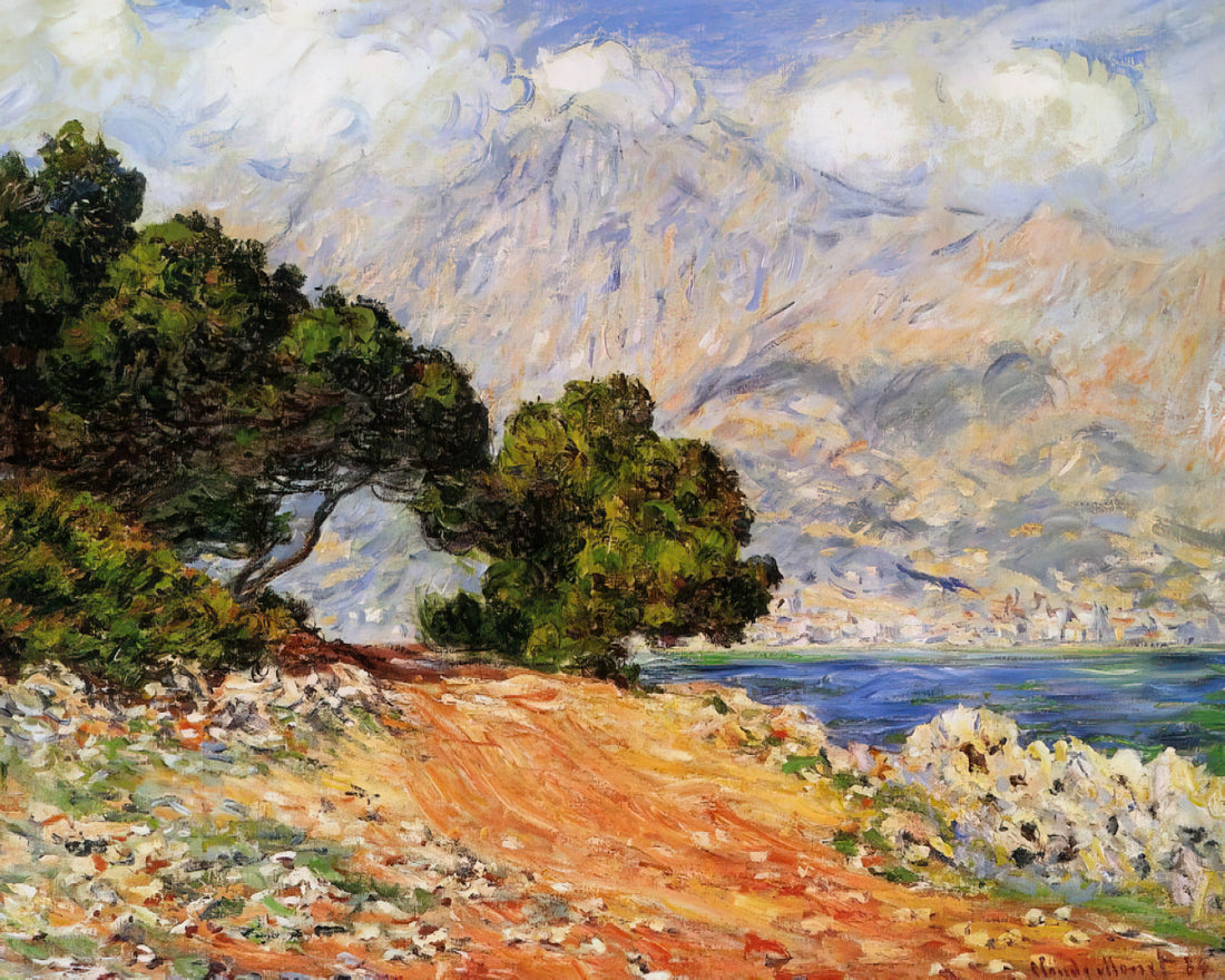 Monet Water Lilies Gallery: A Curated Journey Through Impressionism's Most Iconic Series - Meton Seen from Cap Martin by claude monet