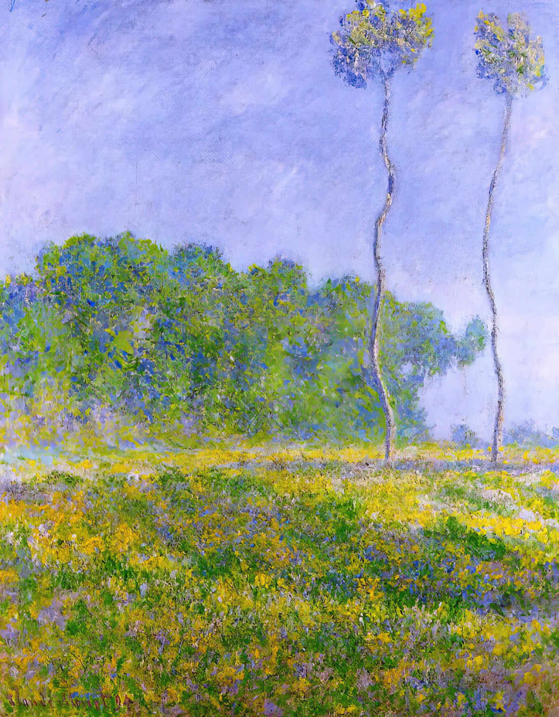 Monet and Architecture: How the Impressionist Master Transformed Urban and Rural Structures into Light - Spring Landscape by claude monet