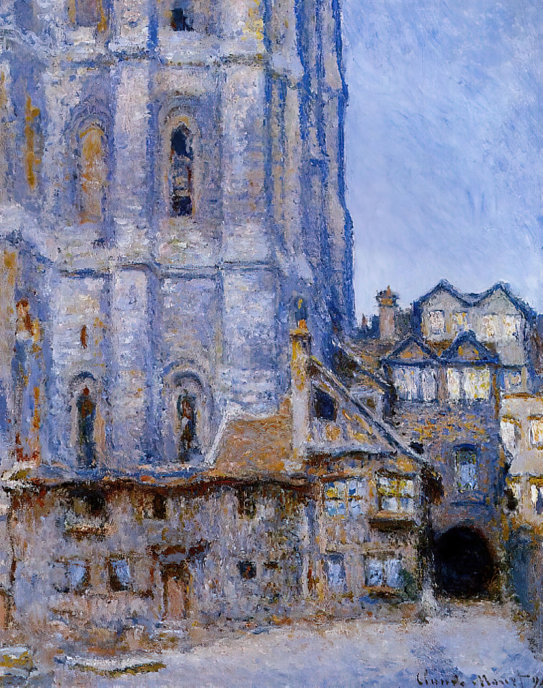 Monet at Sotheby's: A Curator's Guide to Collecting Impressionist Masterpieces - The Cour d'Albane by claude monet