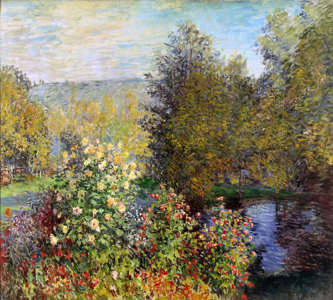 Monet in the Met: A Deep Dive into Impressionism's Masterpieces - A Corner of the Garden at Montgeron by claude monet