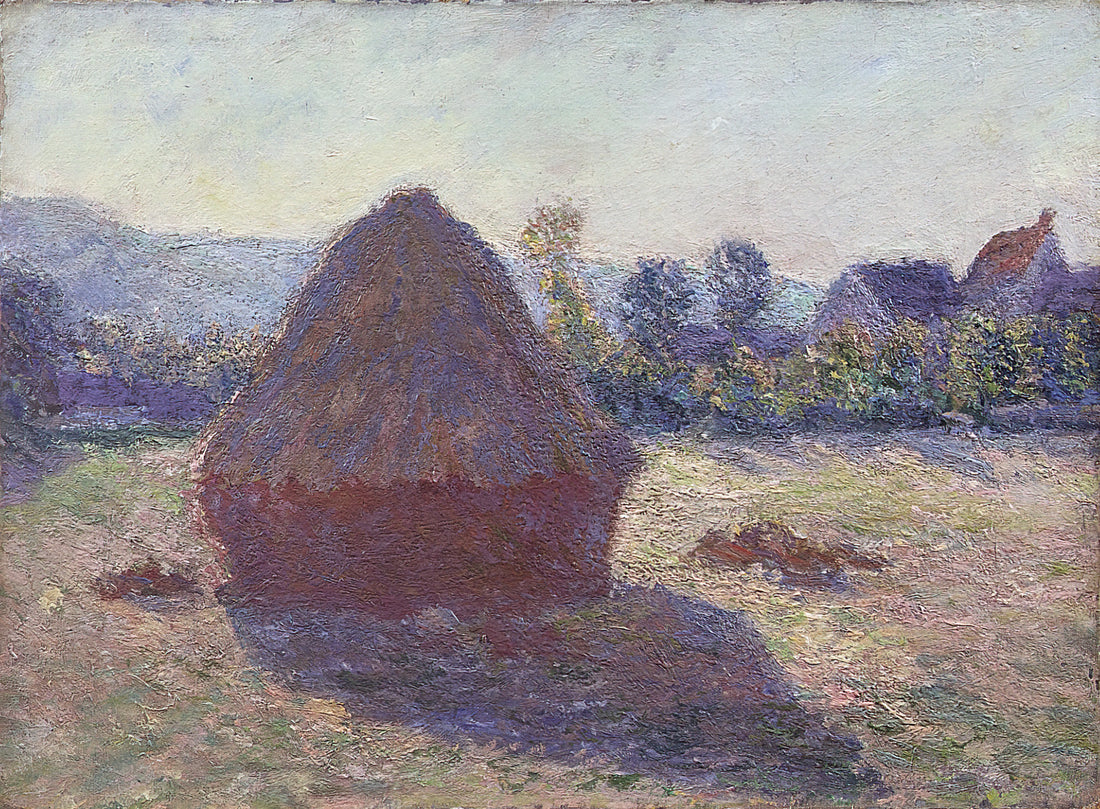Monet's Railway Station: A Masterpiece of Impressionism and Modernity - A Haystack in the Evening Sun by claude monet