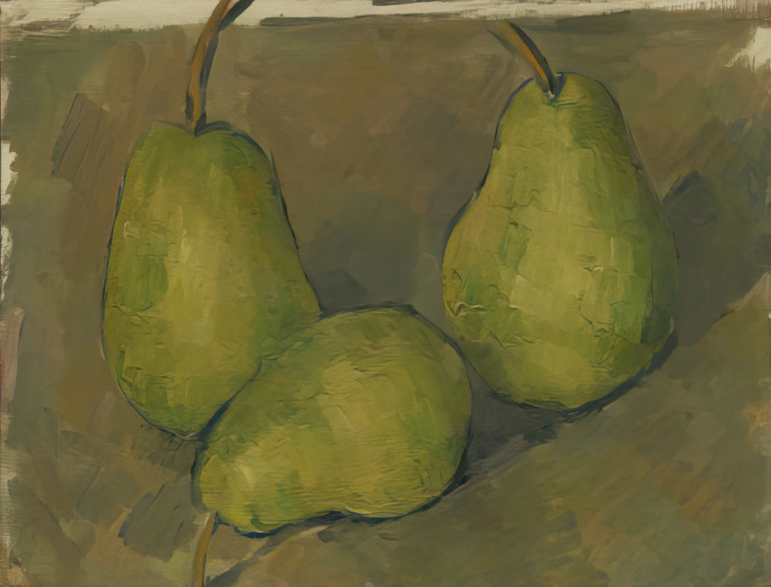 Mont Sainte-Victoire by Paul Cézanne: The Mountain That Changed Modern Art - Three Pears by Paul Cézanne