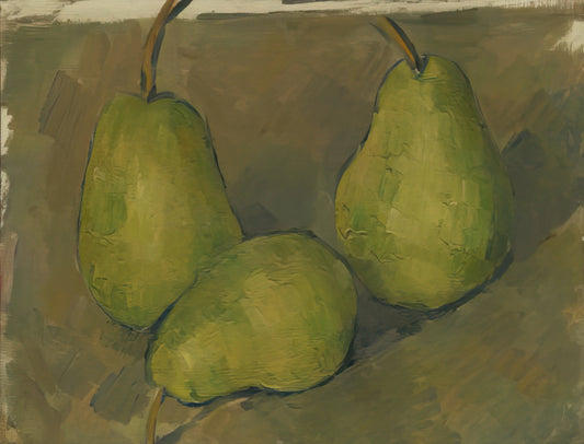 Mont Sainte-Victoire by Paul Cézanne: The Mountain That Changed Modern Art - Three Pears by Paul Cézanne