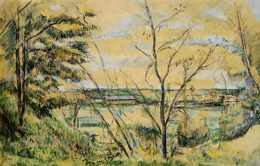 Mont Sainte-Victoire with Large Pine: Cézanne's Revolutionary Vision - The Oise Valley by Paul Cézanne