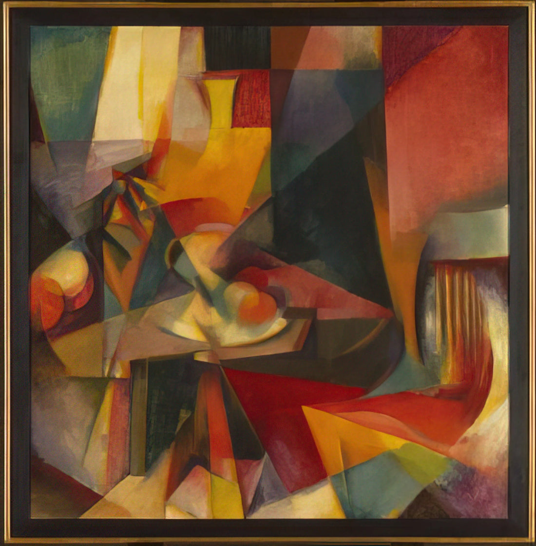 Morgan Russell Framed Canvas Print: A Guide to Synchromist Masterpieces - Synchromy No. 3 - Synchromism by Morgan Russell