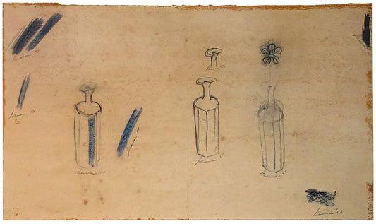 Morris Graves: The Mystical Visionary of American Modernism - Bottles and Flowers - 1956 by Morris Graves