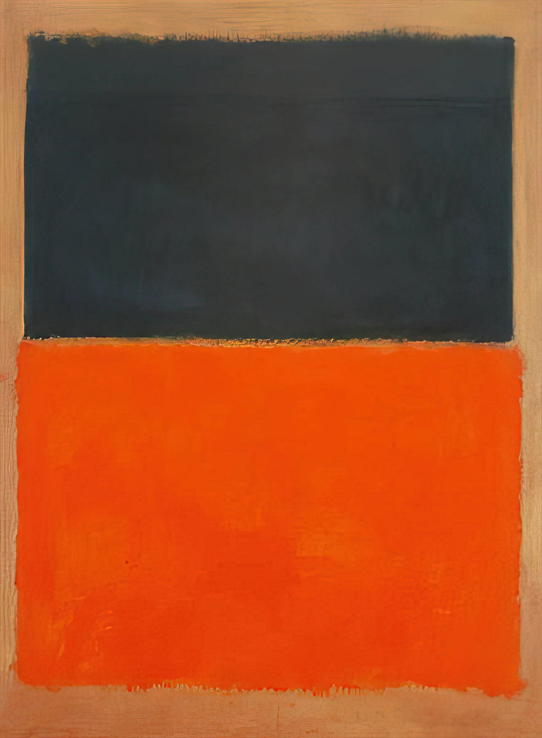 Most Expensive Mark Rothko Painting: The Record-Breaking Masterpiece That Redefined Abstract Art - Green and Tangerine on Red - 1956 by Mark Rothko