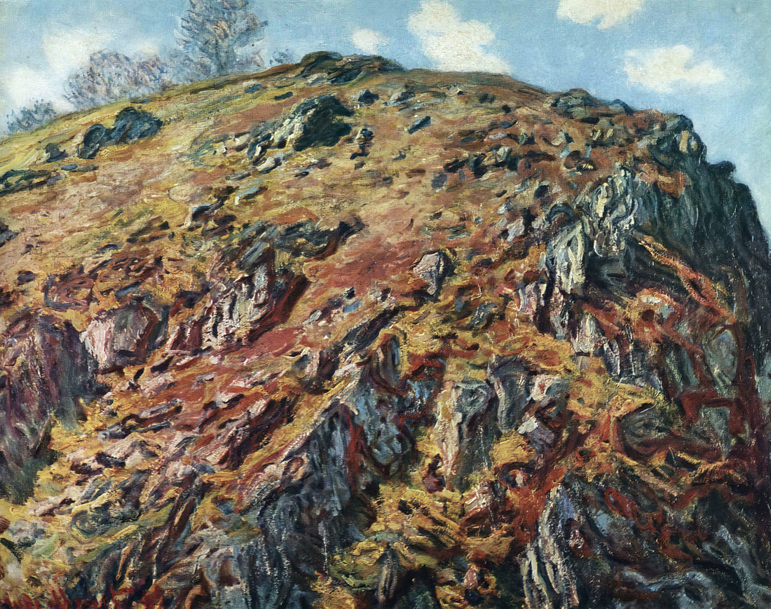 Musée d'Orsay Monet: A Curator's Guide to the Impressionist Master's Legacy - Study of Rocks by claude monet