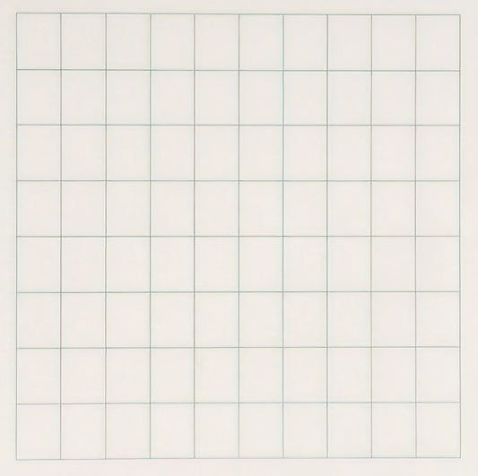 Nancy Princenthal's Definitive Lens on Agnes Martin: Unveiling the Minimalist Sublime - On a clear day, #1 by Agnes Martin