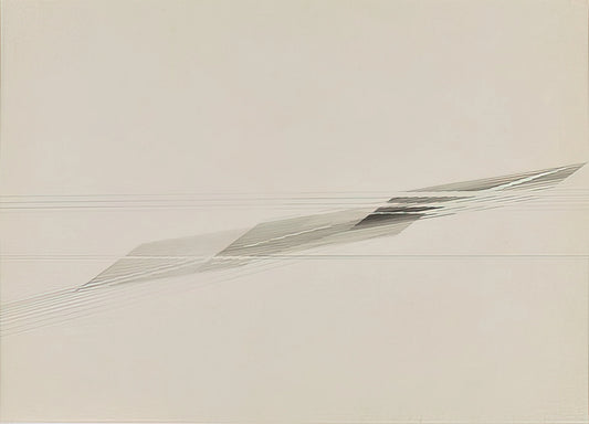 Nasreen Mohamedi Works: The Minimalist Vision of India's Pioneering Abstract Artist - Untitled - Minimalism by Nasreen Mohamedi