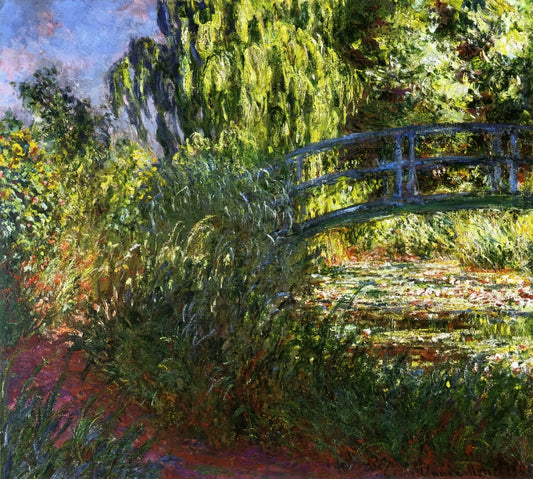 Navigating the World of Claude Monet Prints on Amazon: An Expert Guide to Quality and Authenticity - The Japanese Bridge The Water-Lily Pond and Path by the Water by claude monet