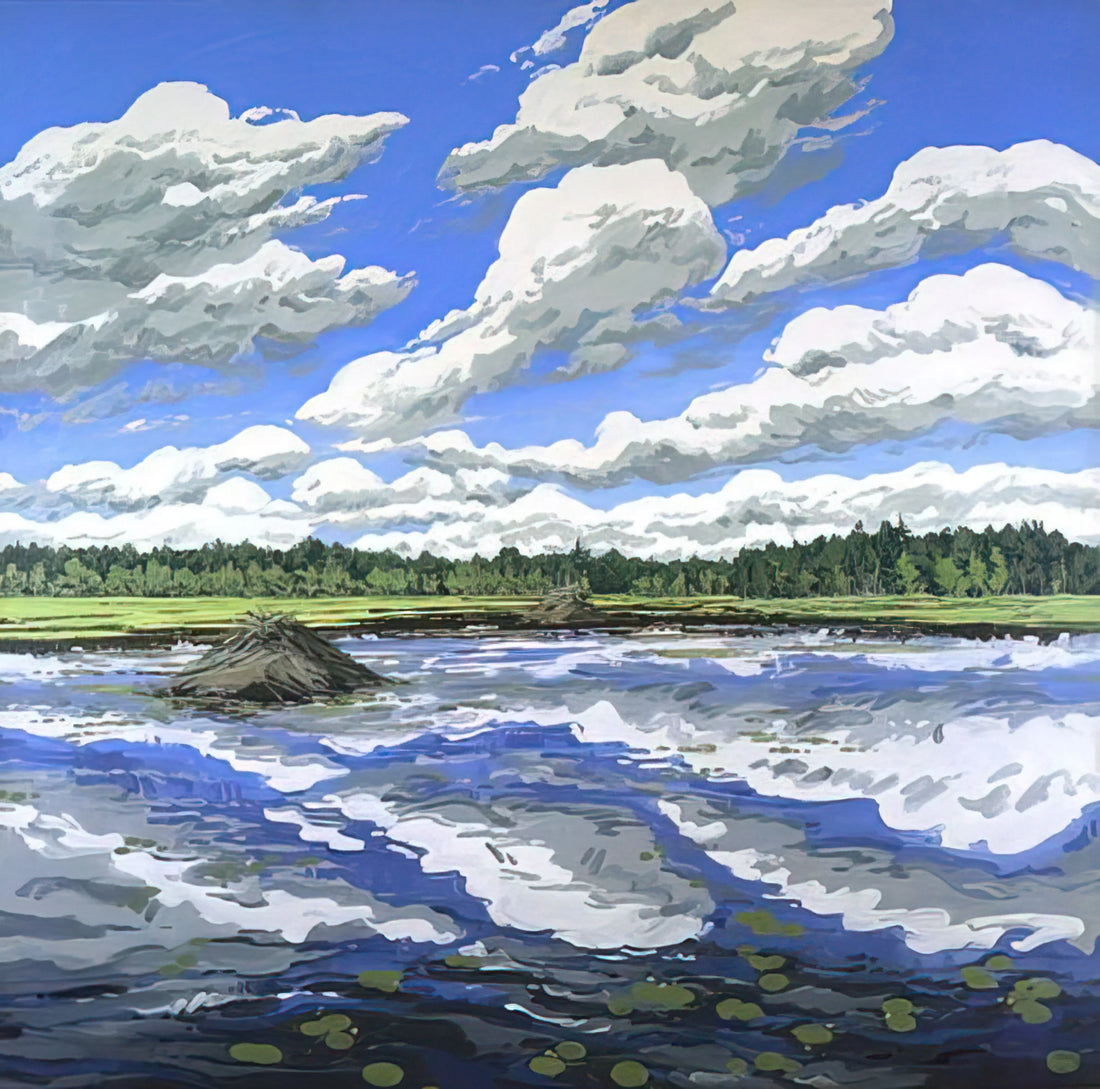 Neil Welliver Prints for Sale: A Collector's Guide to the American Landscape Master - Big Flowage - 1979 by Neil Welliver