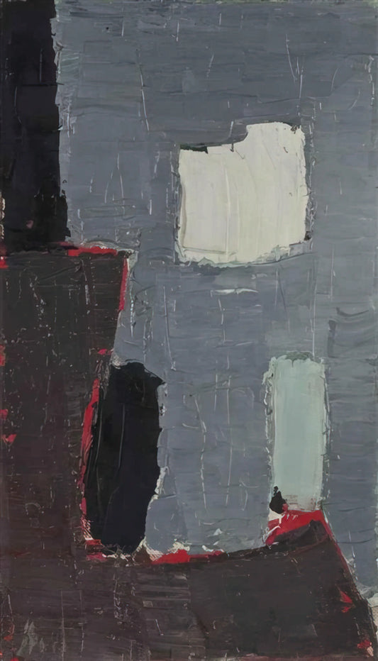 Nicolas de Staël Artworks: A Journey Through Color, Form, and Modernist Innovation - Composition - 1950 by Nicolas de Stael
