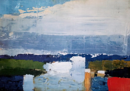 Nicolas de Staël Painting: The Abstract Expressionist's Journey Through Color and Form - Paysage du midi - Art Informel by Nicolas de Stael
