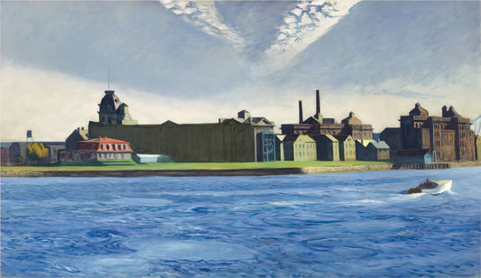 Nighthawks Painting Replica: A Collector's Guide to Edward Hopper's Iconic Masterpiece - Blackwell s Island by Edward Hopper