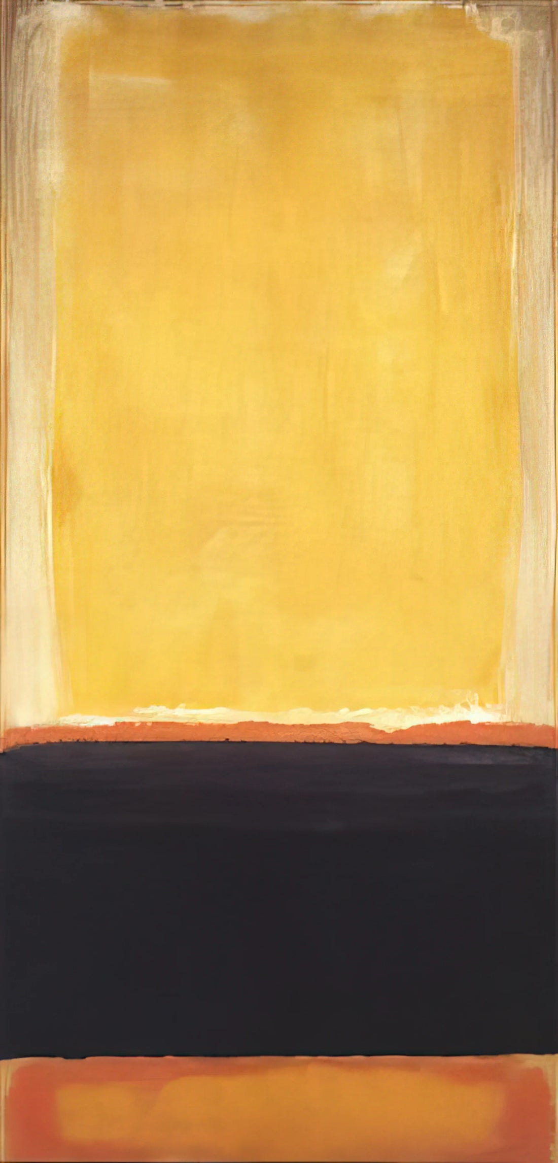 No. 7 by Mark Rothko: A Deep Dive into the Artist's Signature Color Field Masterpiece - Yellow, Charcoal, Brown - 1953 by Mark Rothko