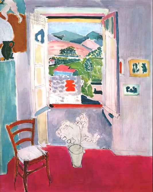 Original Matisse Lithographs for Sale: A Collector's Guide to Authenticity and Value - OPEN WINDOW AT COLLIOURE 1910 by Henri Matisse