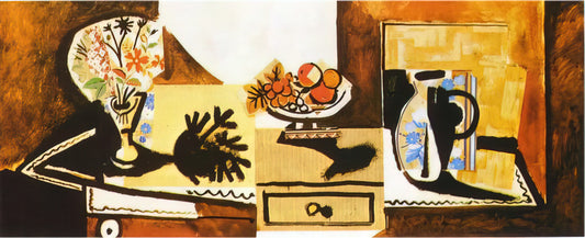 Pablo Bleu: Exploring Picasso's Blue Period Masterpieces and Their Enduring Legacy - Still life on the dresser by Pablo Picasso