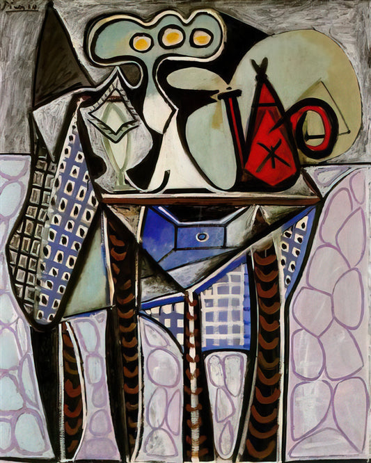 Pablo Picasso Poster Prints: A Collector's Guide to Iconic Modern Art - Still life on a table - 1947 by Pablo Picasso