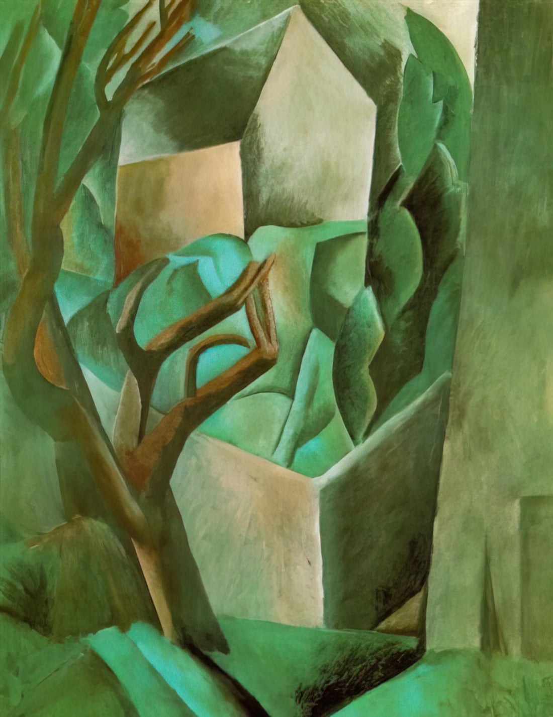 Pablo Picasso: The Revolutionary Genius Who Redefined Modern Art - House in the garden by Pablo Picasso