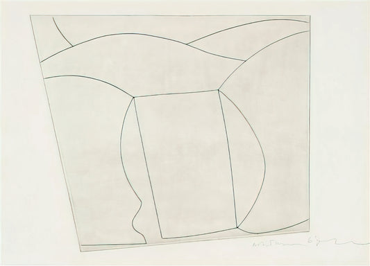 Paintings by Ben Nicholson: A Guide to the Abstract Pioneer's Visionary Art - 3 forms in a landscape - 1967 by Ben Nicholson