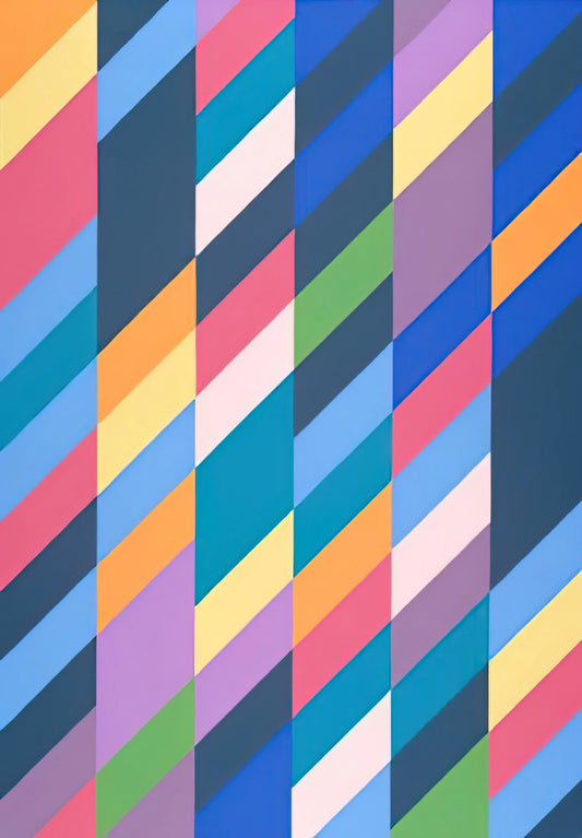 Paintings by Bridget Riley: The Optical Revolution in Modern Art - SHADOW PLAY 1990 by Bridget Riley