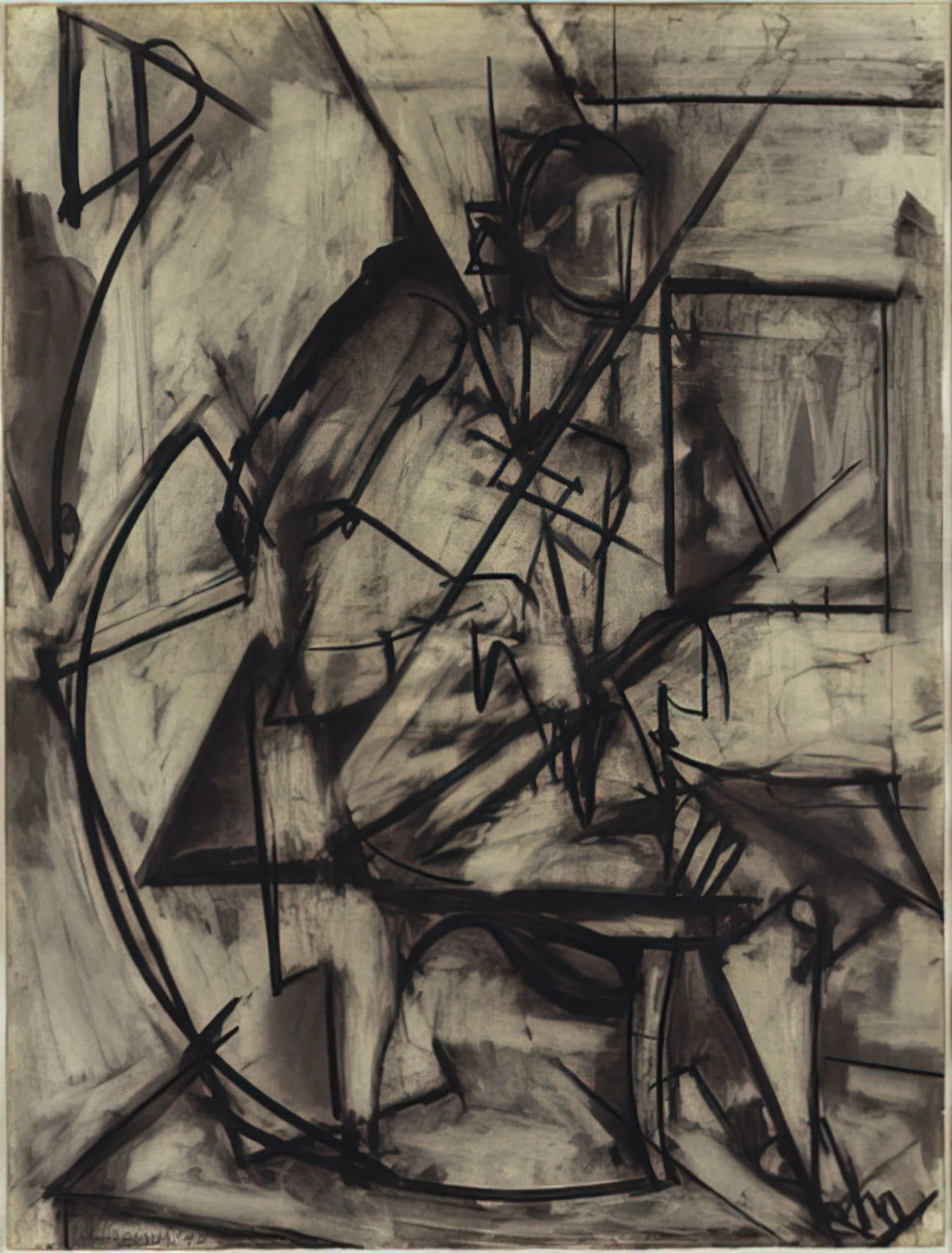 Paintings by Lee Krasner: The Abstract Expressionist Pioneer Beyond Pollock - Seated Nude by Lee Krasner