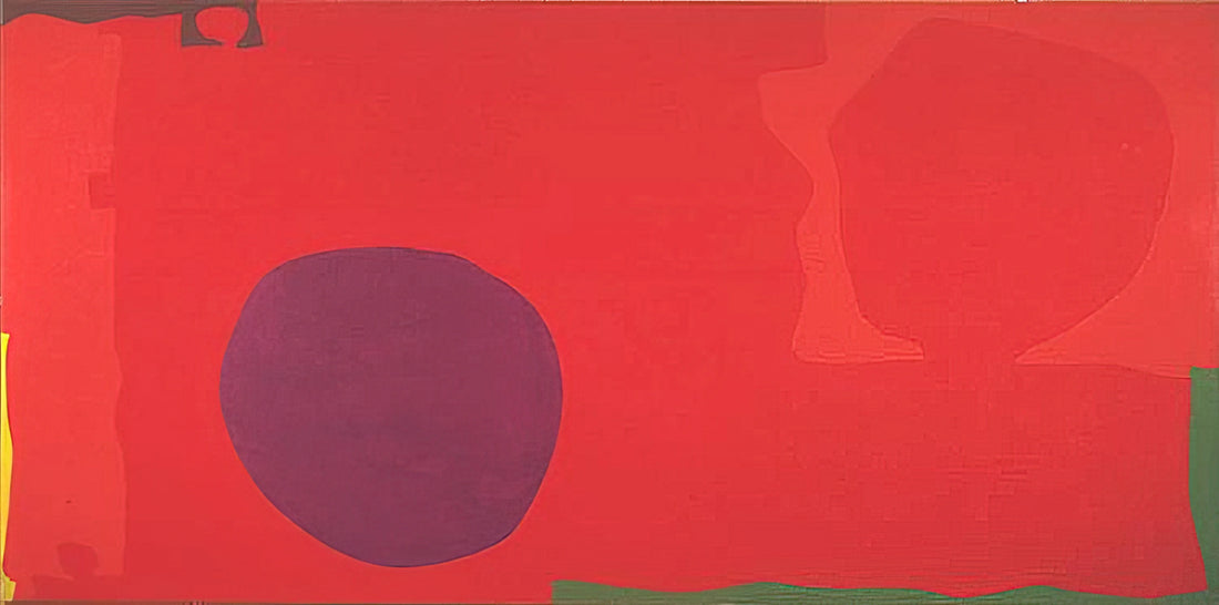 Patrick Heron Canvas: The Vibrant Legacy of a British Abstract Master - Cadmium with Violet, Scarlet, Emerald, Lemon and Venetian - 1969 by Patrick Heron