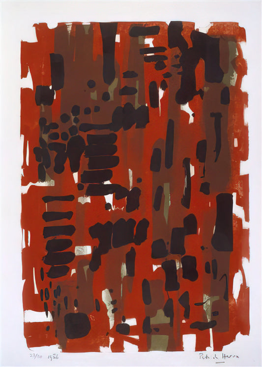 Patrick Heron Drawings: The Essential Guide to the Artist's Line, Form, and Color - Red Garden - 1956 by Patrick Heron