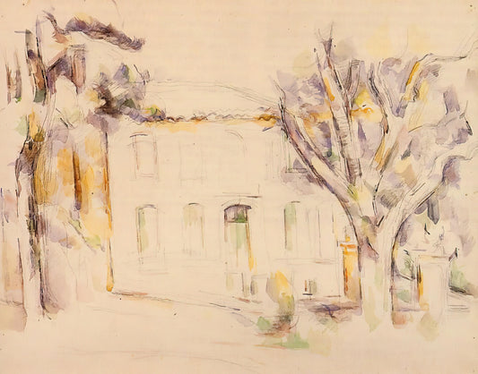 Paul Cézanne Art Prints: The Revolutionary Vision of the Father of Modern Art - House in Provence by Paul Cézanne