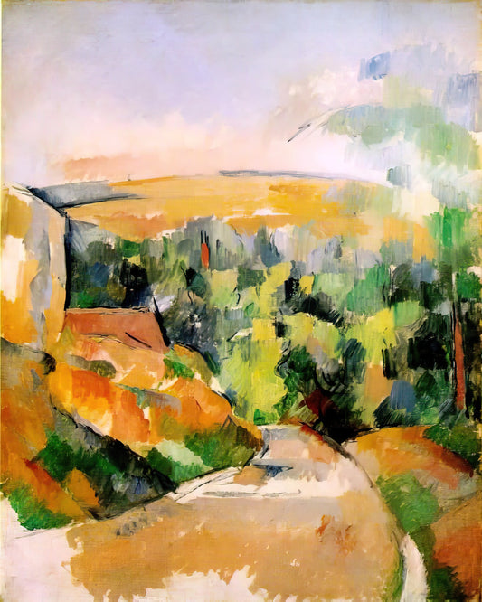 Paul Cézanne at the National Gallery: Unlocking the Genesis of Modern Art - The Bend in the road by Paul Cézanne